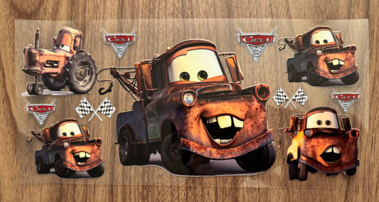 Real Brown Vehicle Cup Wrap