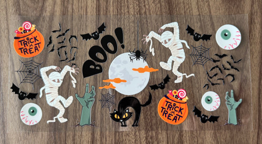 Spooky Halloween Cup Wrap