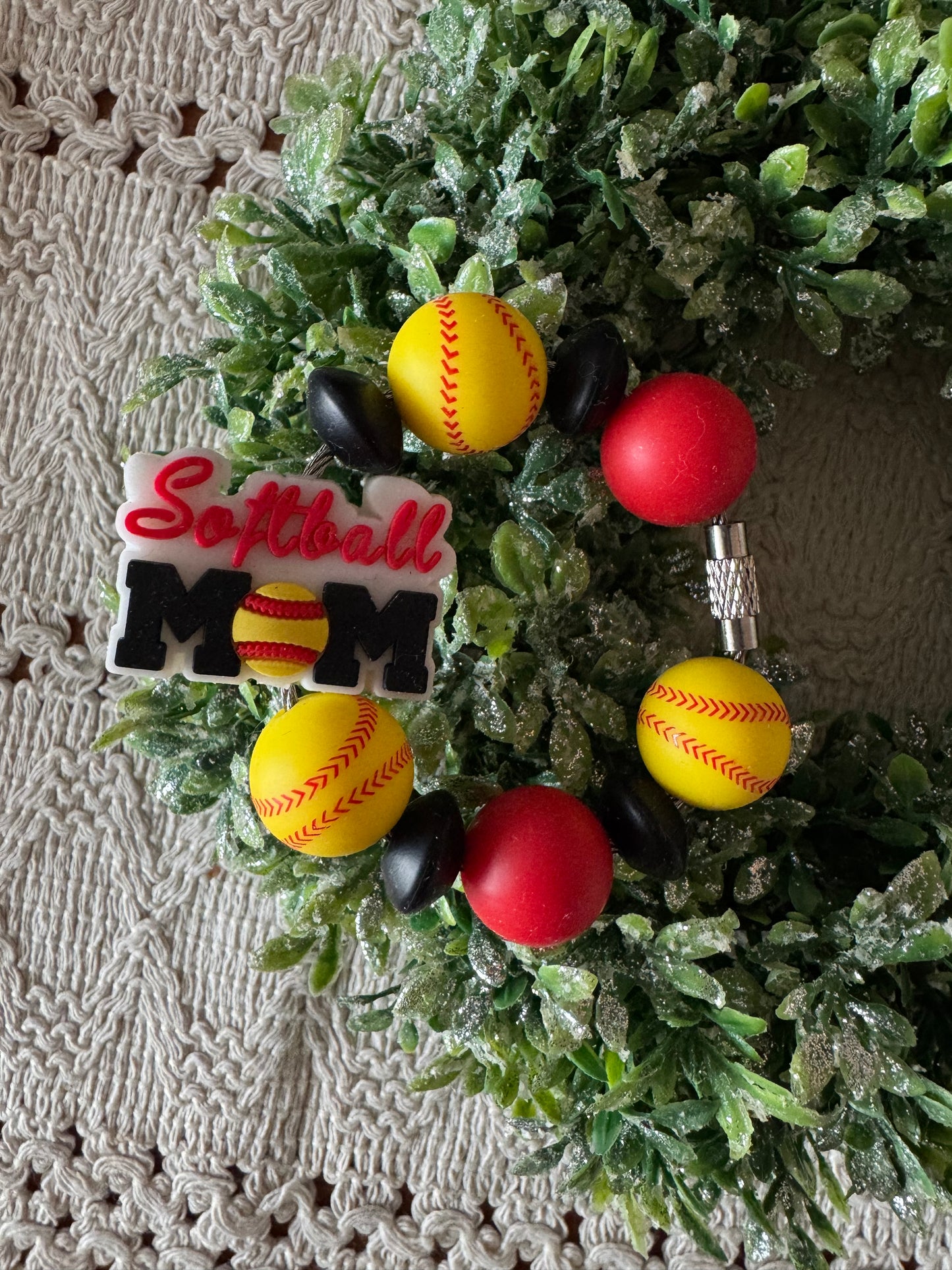 Softball Mom Tumbler Charm