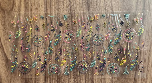 Colorful Dreamcatcher Cup Wrap