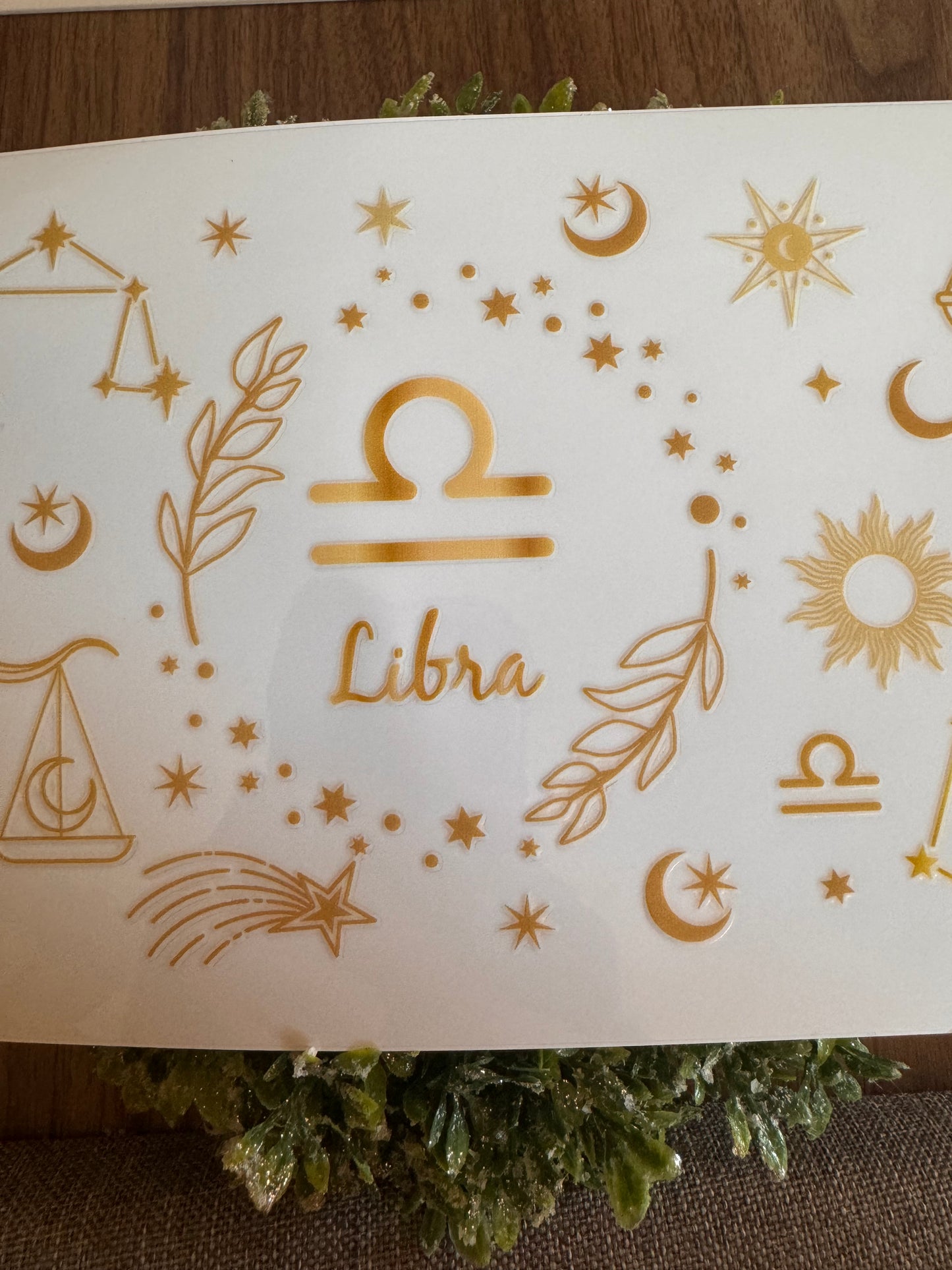 Libra Zodiac Cup Wrap