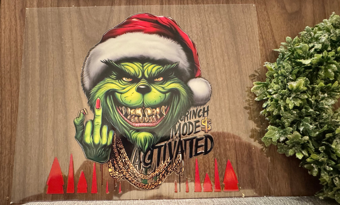 Grinch Mode Cup Wrap