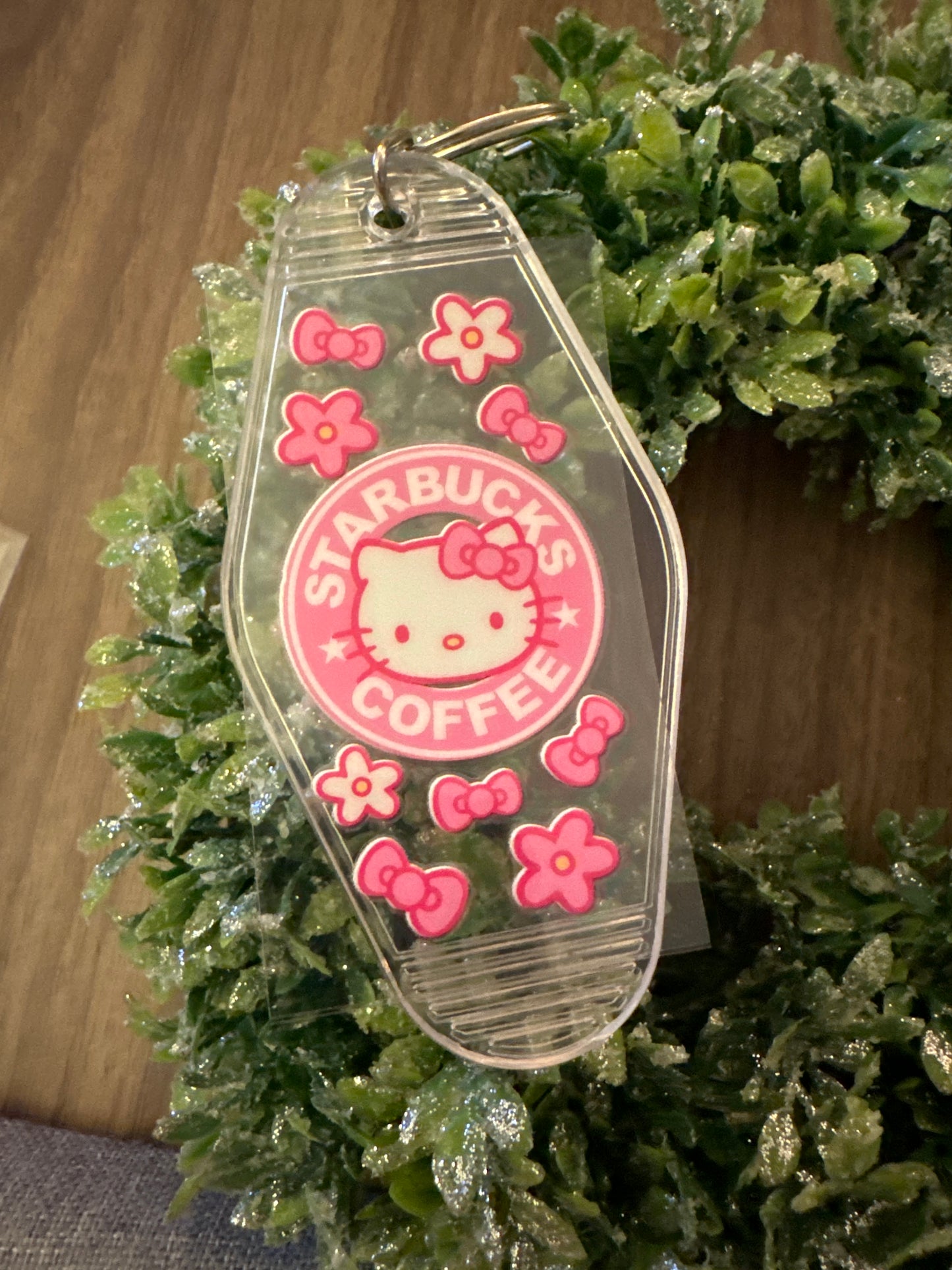 Pink SB Hello Kitty Keychain Decal