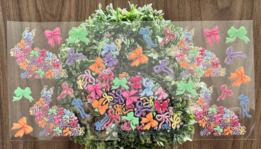 Colorful Bows Bunny Cup Wrap