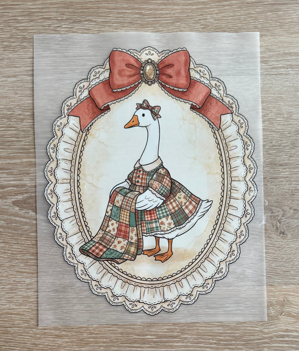 Quilting Goose Transfer