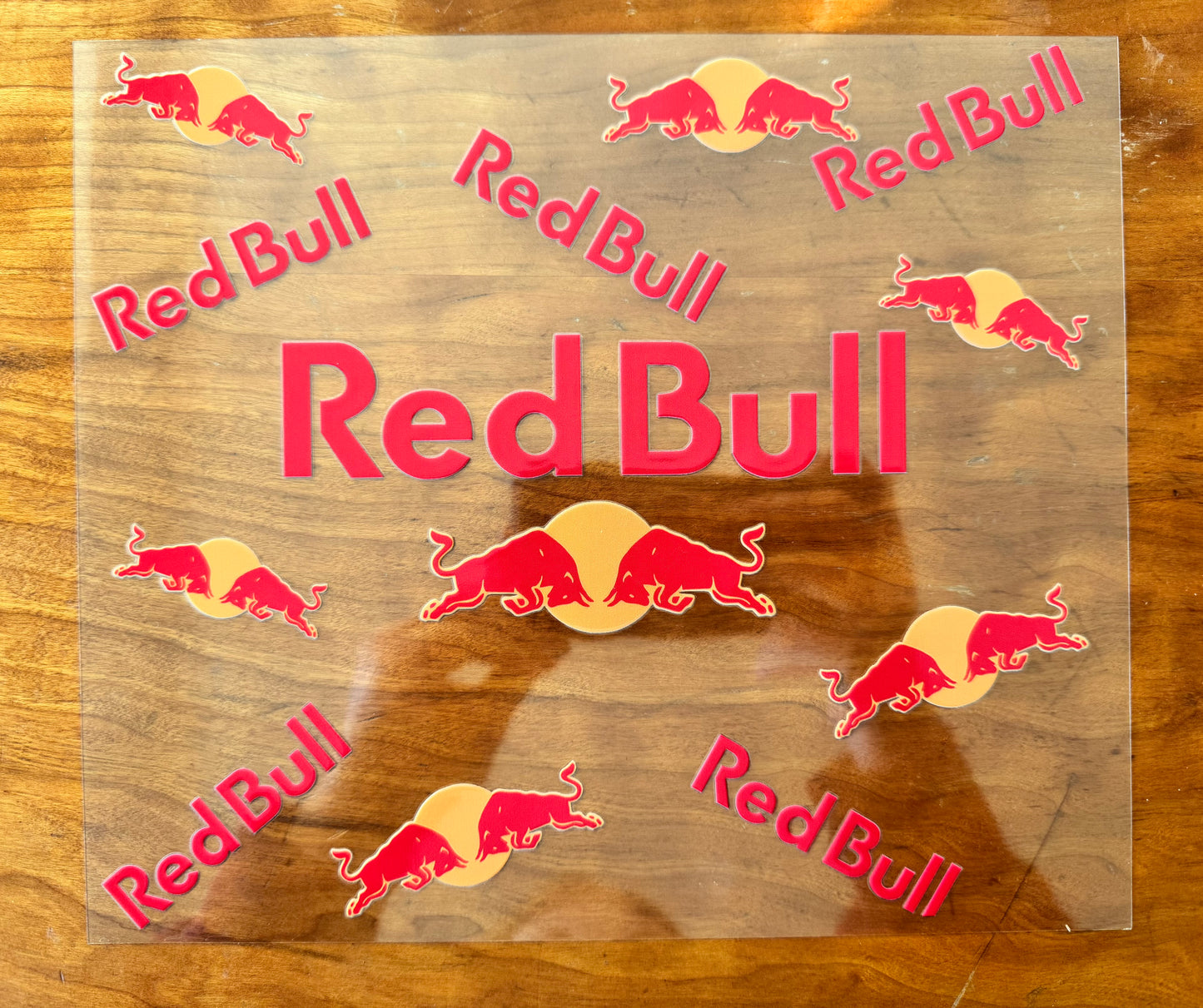 Red Energy Drink Cup Wrap