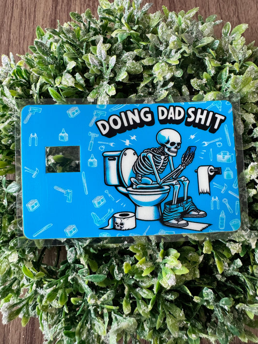 Doing Dad Shit Card Wrap