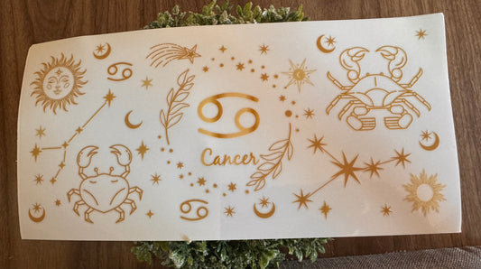 Cancer Zodiac Cup Wrap