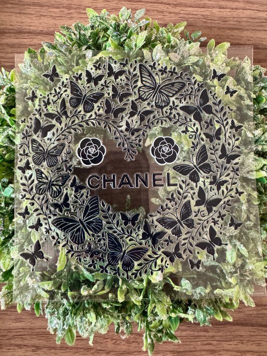 C Boujee Flowery Heart Decal