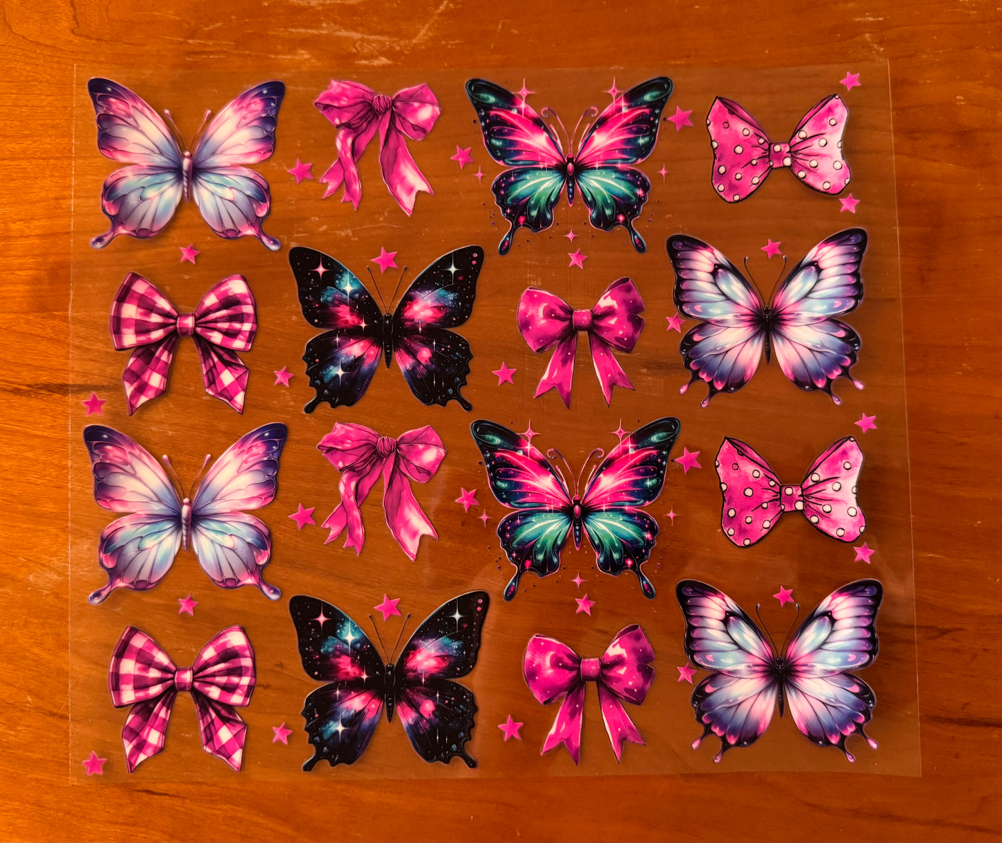 Pink Butterflies Cup Wrap
