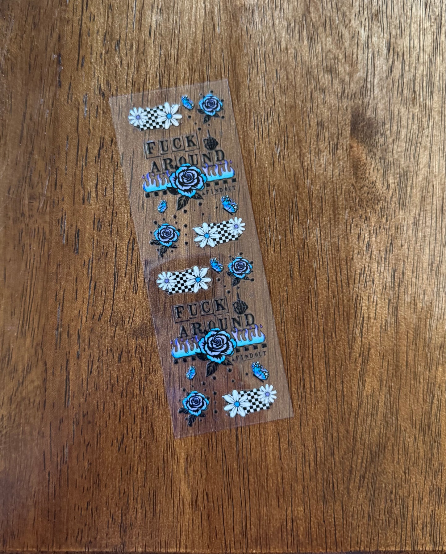 Blue FAFO Pen Wrap