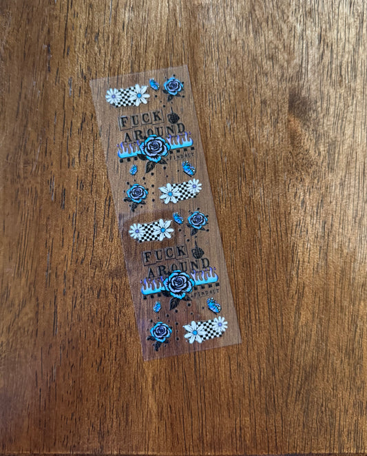 Blue FAFO Pen Wrap