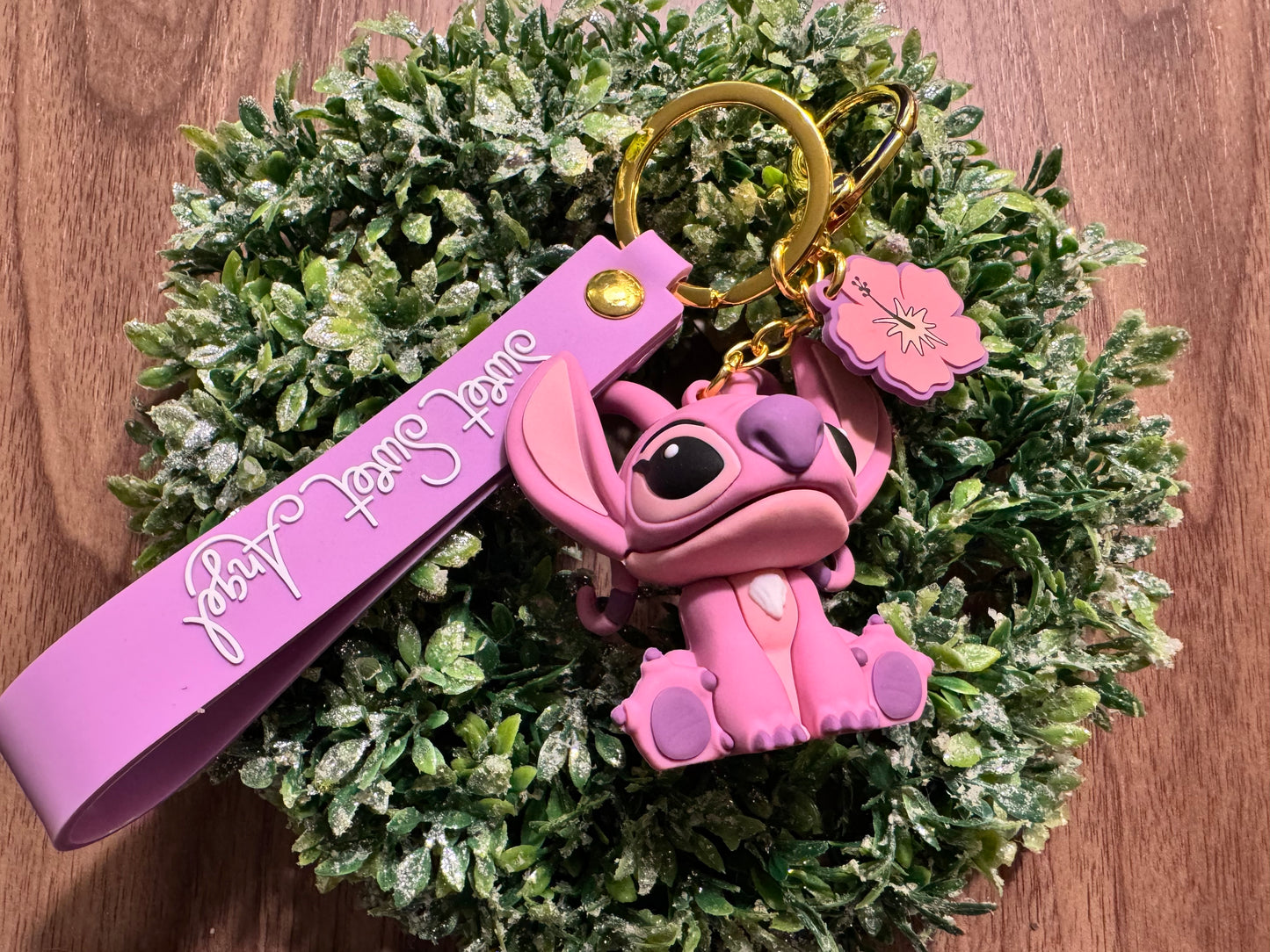 Pink Alien Keychain