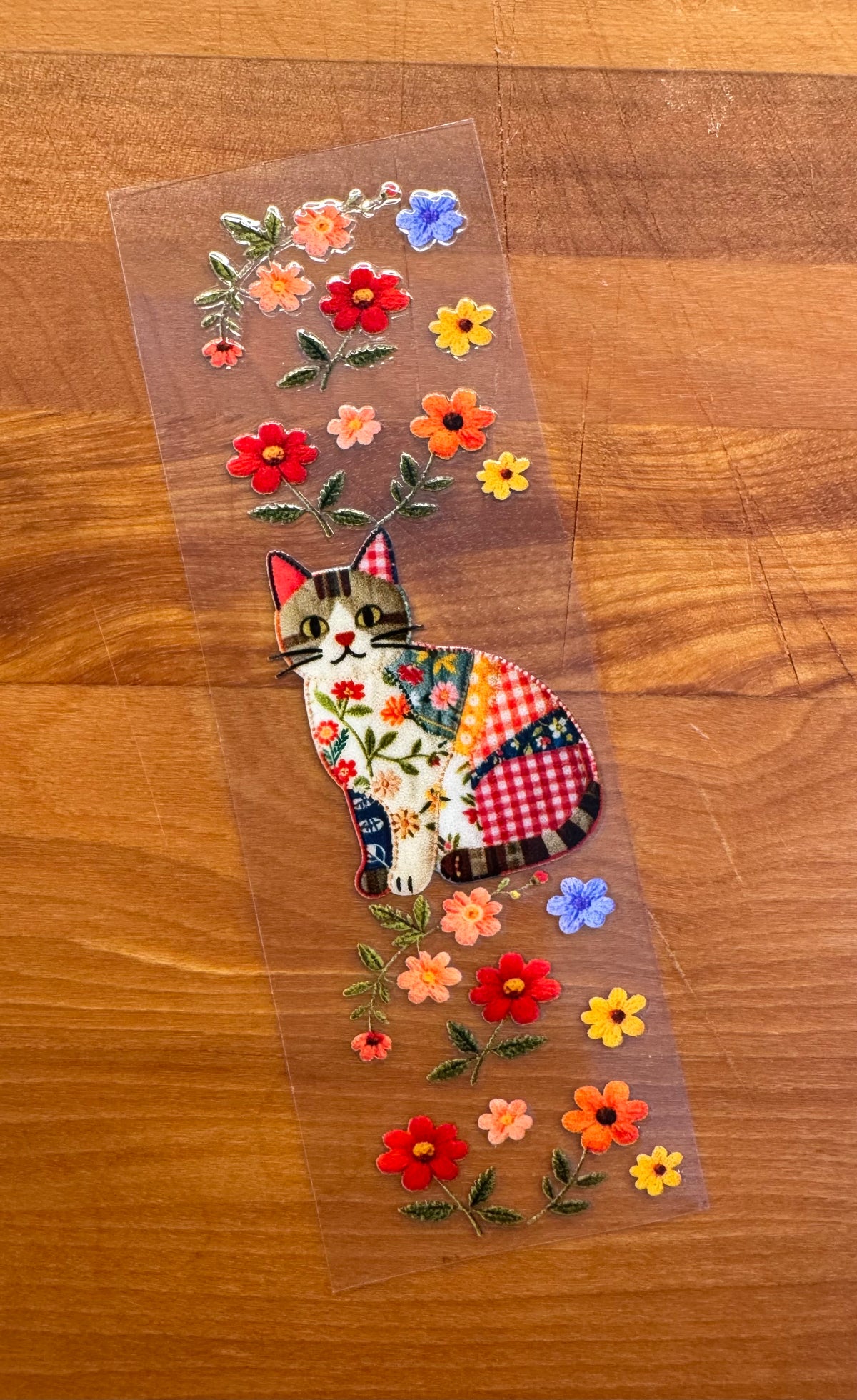 Patchwork Cat Pen Wrap