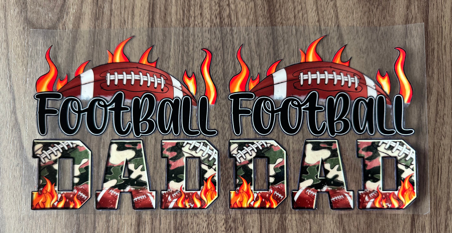 Football Dad Decal Sheet