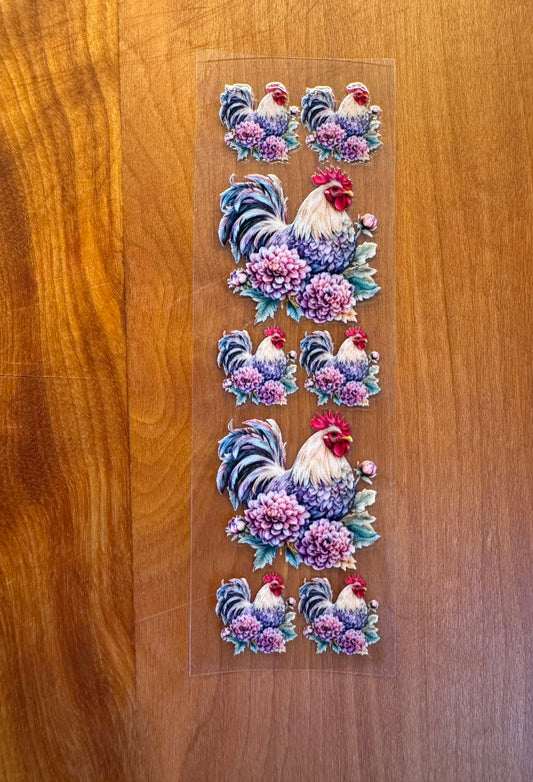 White Rooster Pen Wrap