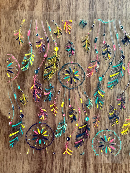 Colorful Dreamcatcher Cup Wrap