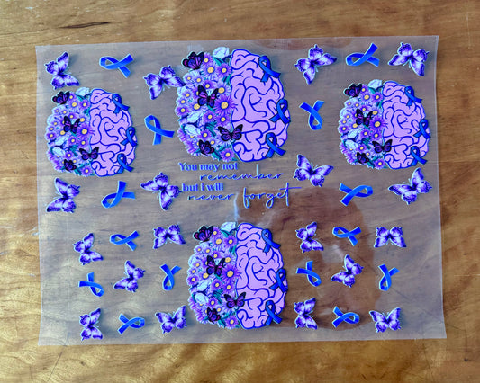 Purple Awareness Cup Wrap