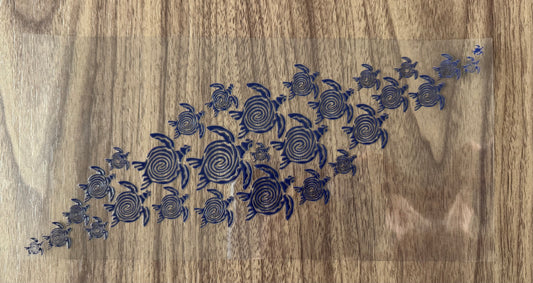 Navy Blue Turtles Cup Wrap