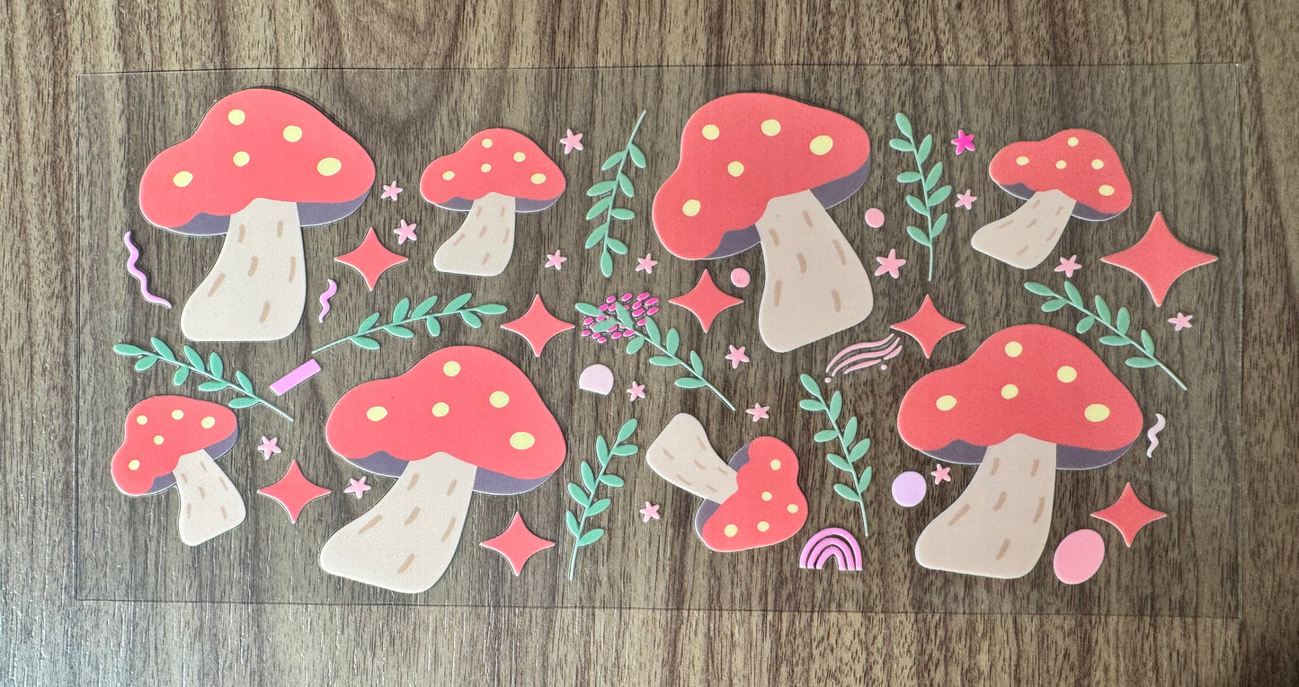 Cute Mushrooms Cup Wrap