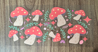 Cute Mushrooms Cup Wrap