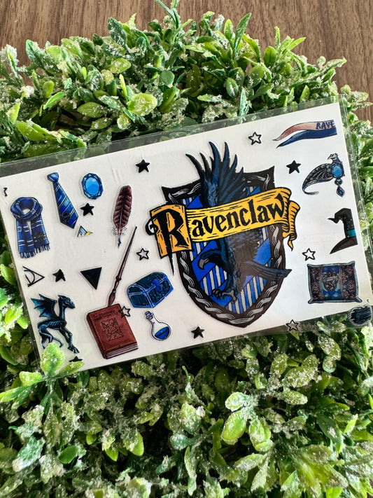 Blue Wizard House Card Wrap