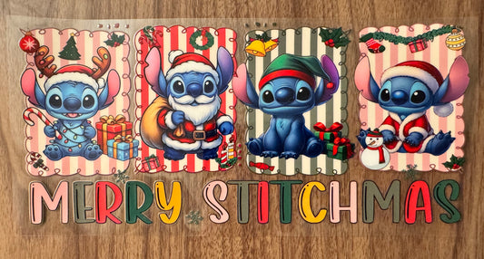 Merry Blue Alien-mas Cup Wrap