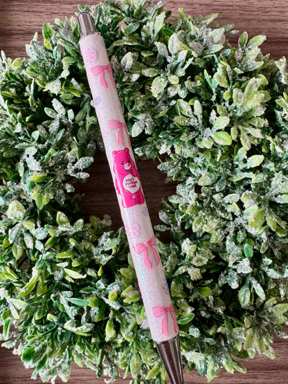 Hot Pink Swear Bear Pen