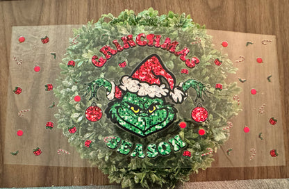 Sparkly Grinchmas Cup Wrap