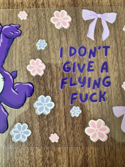 Dark Purple Swear Bear Cup Wrap