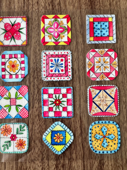 Quilted Patchwork Cup Wrap