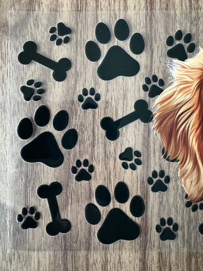 Golden Retriever Paws Cup Wrap