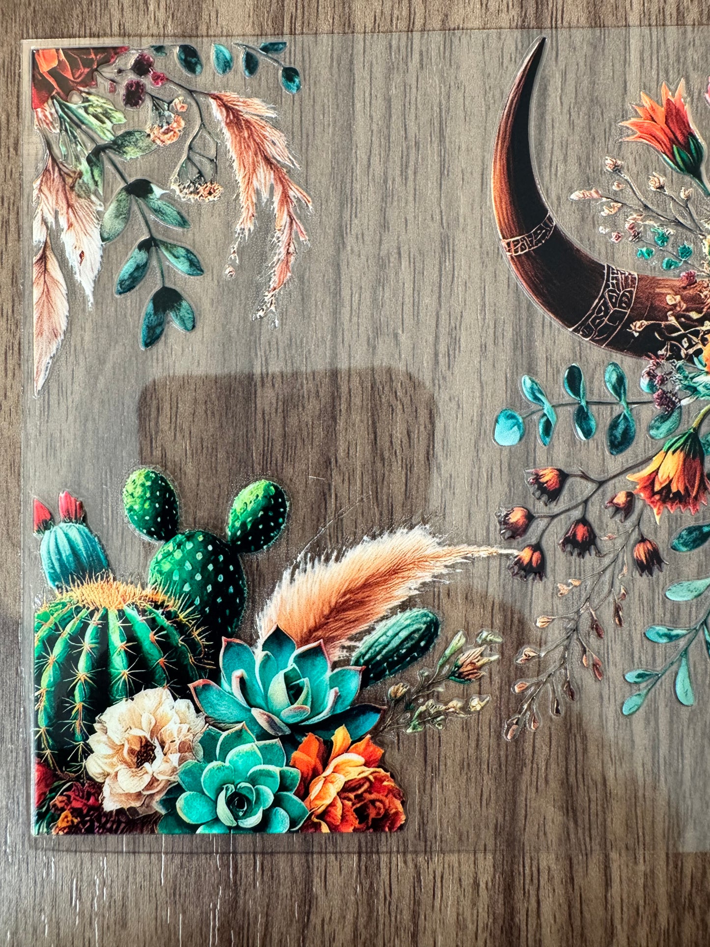 Western Cacti Bull Cup Wrap