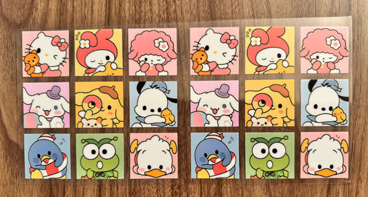 Kawaii Squares Cup Wrap