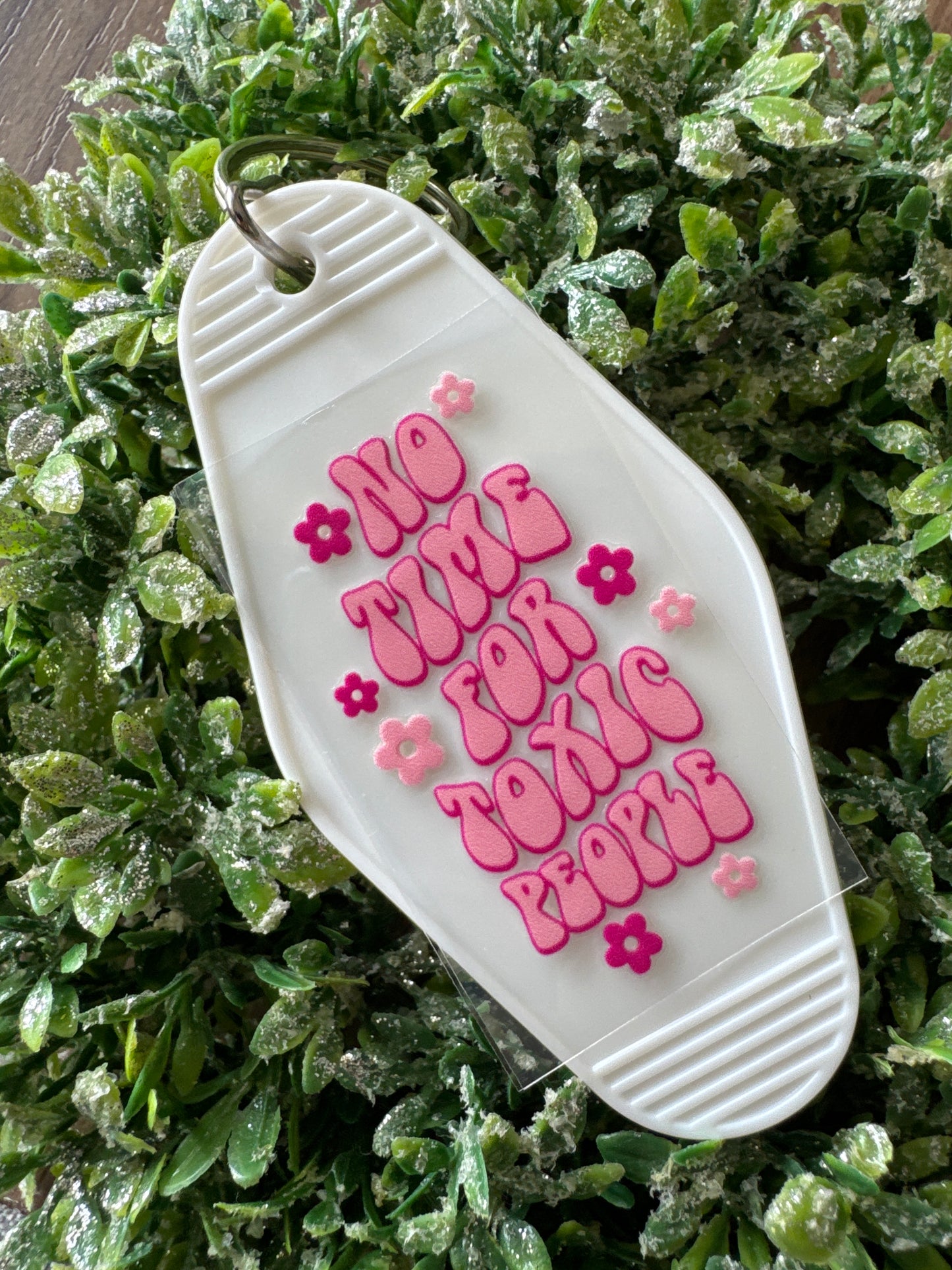 No Time for Toxic Keychain Decal