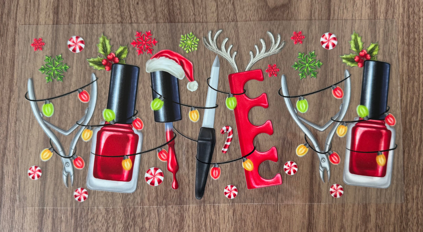 Holiday Nail Stuff Cup Wrap