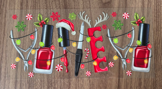 Holiday Nail Stuff Cup Wrap