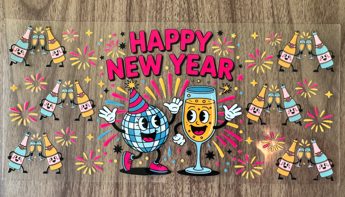 Happy New Year Cup Wrap