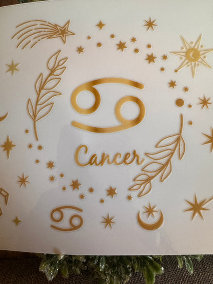 Cancer Zodiac Cup Wrap