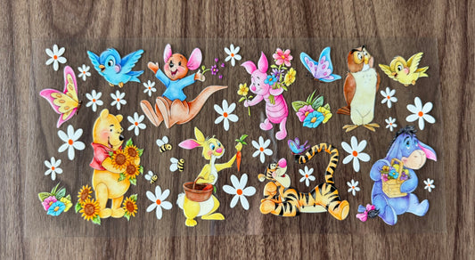 Flowery Honey Friends Cup Wrap