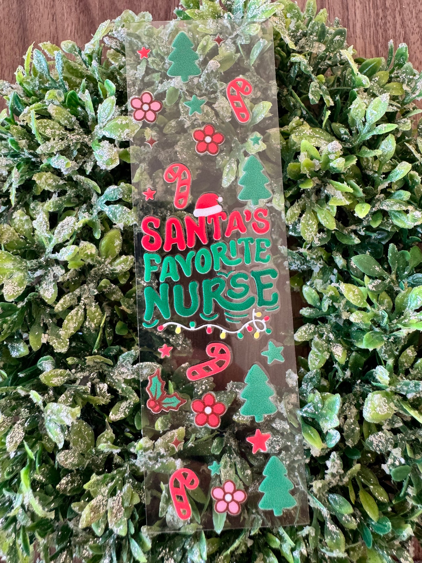 Santa’s Favorite Nurse Pen Wrap