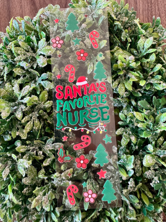 Santa’s Favorite Nurse Pen Wrap