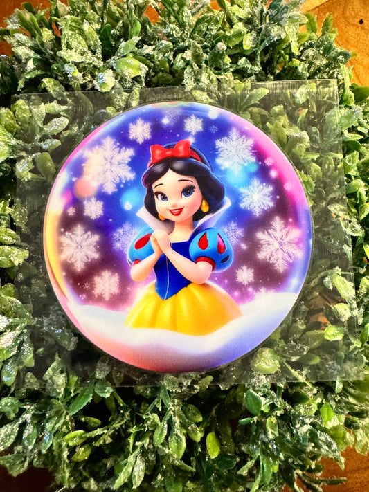 Apple Princess Circle Decal