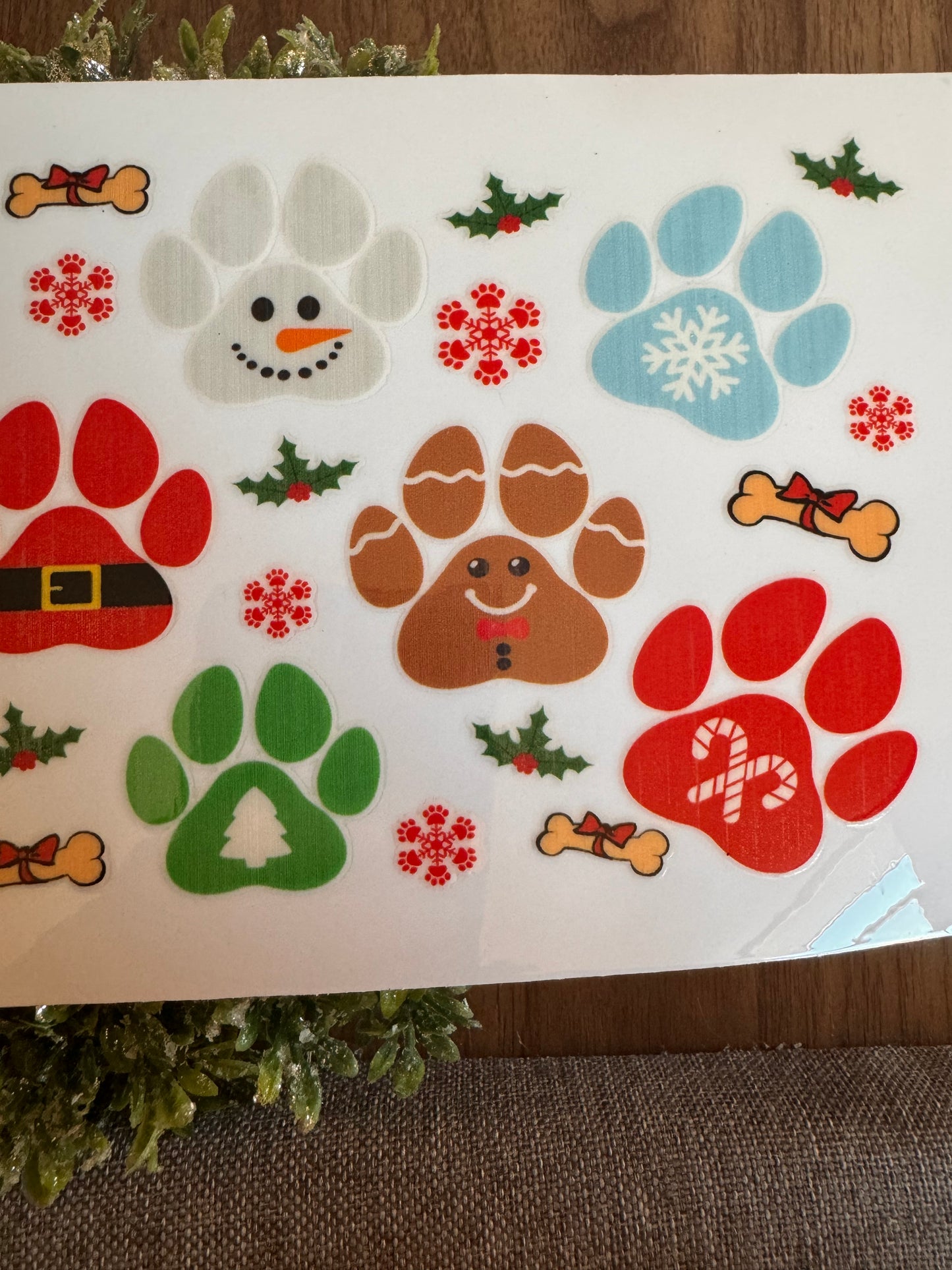 Christmas Paws Cup Wrap