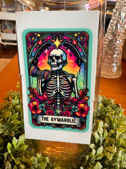 The Gymaholic Tarot Card Decal