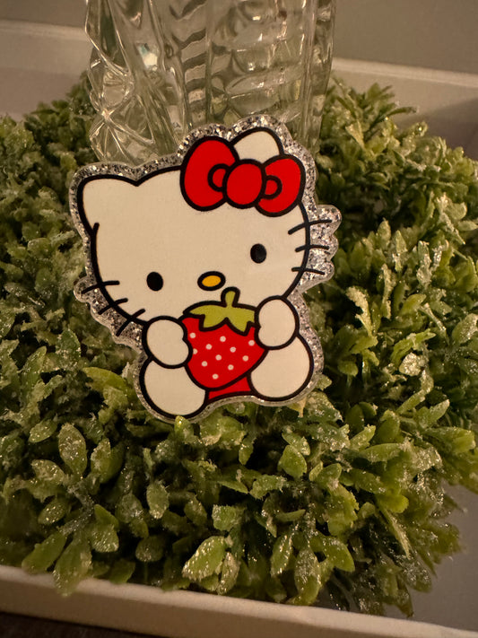 Strawberry Hello Kitty Acrylic