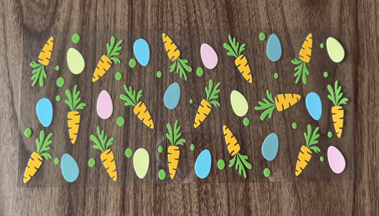 Easter Carrots & Eggs Cup Wrap