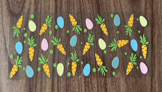 Easter Carrots & Eggs Cup Wrap