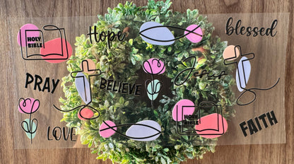 Simple Religion Cup Wrap