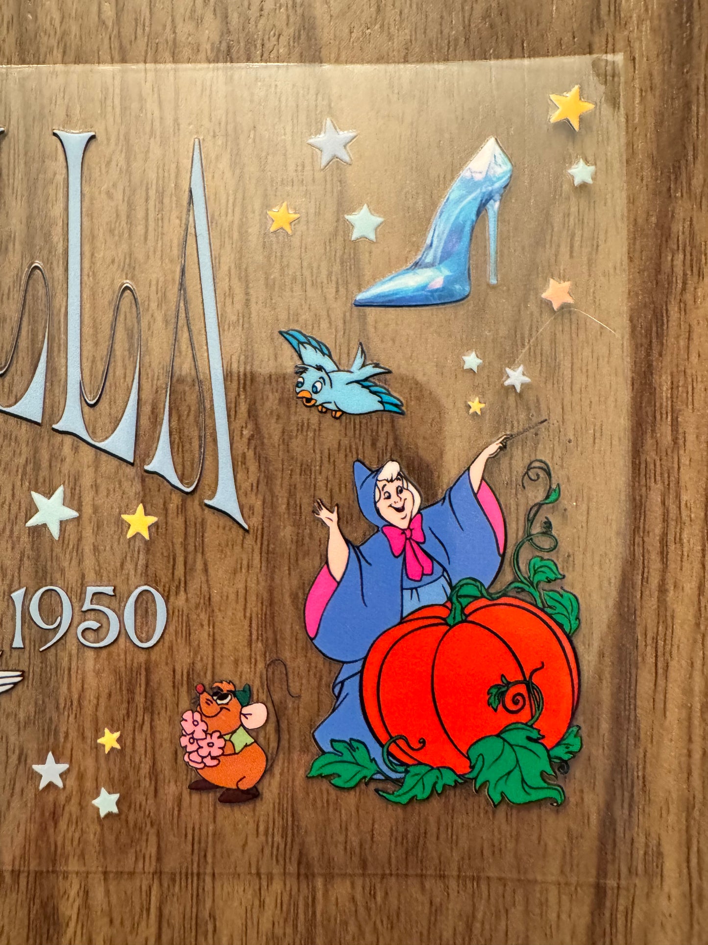 Glass Slipper Princess Name Cup Wrap